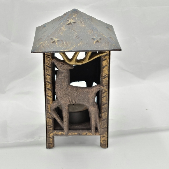 MCF cast iron candle lantern - Picture 4 of 5
